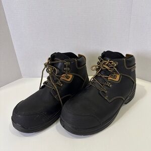 Orthofeet Men's 9 4E  X-Wide Granite 681 Comp Toe Waterproof Leather Workboot